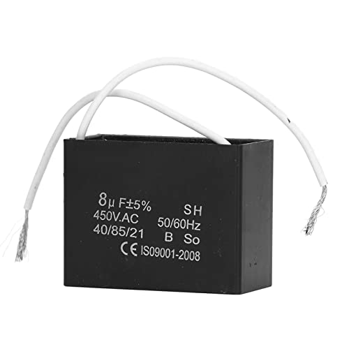 Generator Anlaufkondensator Lüftermotor Klimaanlage Betriebskondensator 8μF 450VAC Generator Anlaufkondensator Lüftermotor Klimaanlage Betriebskondensator 8μF 450VAC von EVTSCAN