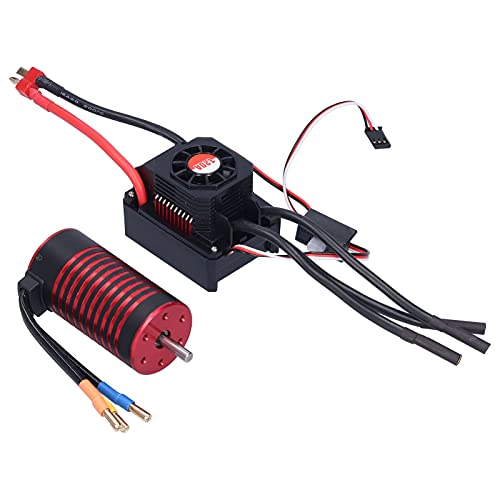 Wasserdichtes RC 3670 1350 kV 4 Stangen bürstenloser Motor für Offroad-Autos rot schwarz Wasserdichtes RC 3670 1350 kV 4 Stangen bürstenloser Motor für Offroad-Autos rot schwarz von EVTSCAN