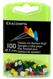 EXACOMPTA Pinnwand-Nadeln, grün von EXACOMPTA