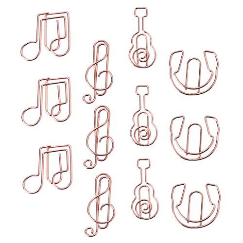 EXCEART 1 Satz Musiknotiz-instrument-lesezeichen Musical Lesezeichen in Papierform Farbig Spaß Kreativ Lesezeichen Büroklammer Lesezeichen-clips Clips Briefpapier Metall Golden 12 Stück EXCEART 1 Satz Musiknotiz-instrument-lesezeichen Musical Lesezeichen in Papierform Farbig Spaß Kreativ Lesezeichen Büroklammer Lesezeichen-clips Clips Briefpapier Metall Golden 12 Stück von EXCEART
