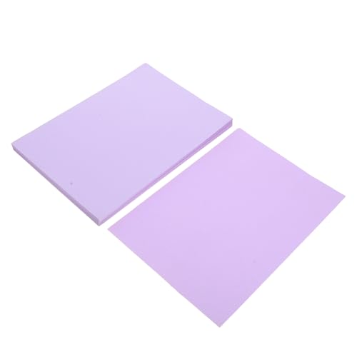 EXCEART 100 Stück Kopierpapier A4 Kartonpapier Bedruckbarer Karton Dicker Karton Scrapbooking Karton Kartonpapier Leere Papiere Zum Drucken Druckpapier Lavendel Zellstoffpapier von EXCEART