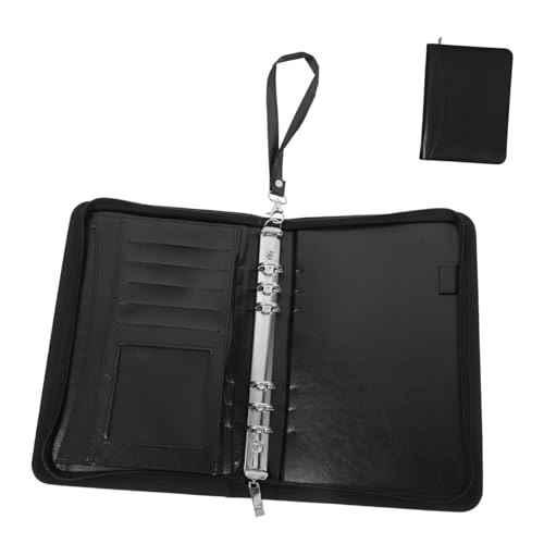 EXCEART Ordner Aufbewahrungstasche Portfolio Organizer Business Portfolio Ordner Portfolio Bürozubehör Padfolio Mit Reißverschluss Padfolio Für Frauen Reißverschluss Ordner von EXCEART