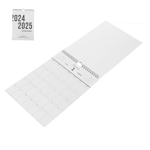 EXCEART Wandkalender Wandkalender Hängekalender Make Up Adventskalender Monatskalender Wandplaner Schwarzer Kalender Bürobedarf Für Frauen Kalender Aus Papier Weiß von EXCEART