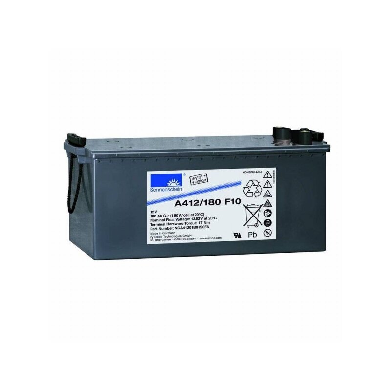 Exide Sonnenschein A412/180 F10 12V 180Ah dryfit Blei-Gel-Akku VRLA Exide Sonnenschein A412/180 F10 12V 180Ah dryfit Blei-Gel-Akku VRLA von EXIDE
