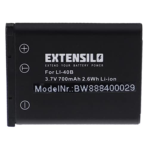EXTENSILO Akku kompatibel mit Aldi Traveler IS12, IS-12, SW12, SW-12, Touch one, UW8 Kamera (700mAh, 3,7V, Li-Ion) von EXTENSILO