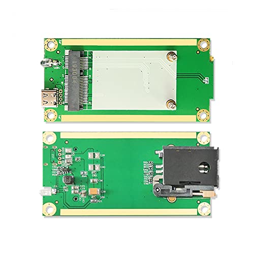 EXVIST 4G LTE Industrial Mini PCIe auf USB (Typ-C 3.1) Adapter mit SIM-Kartenslot für WWAN/LTE 3G/4G Modul, geeignet für M2M & IoT Anwendungen von EXVIST