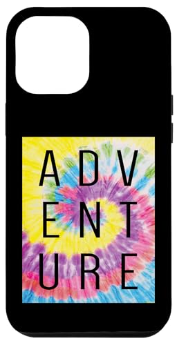 Hülle für iPhone 14 Plus Adventure Bright Rainbow Tie Dye Cool Graphic Design von EZ BLUZ