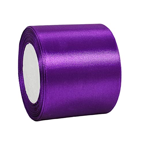 2 Rollen 15 mm breites dunkelrotes Geschenkband für Geschenkverpackungen, 22 m, rotes Satinband für Hochzeit, Auto, Weihnachten, Kuchen, Geschenkband, Haarschleife, Blumenstrauß, Basteln, von EZVFIRPDFZ