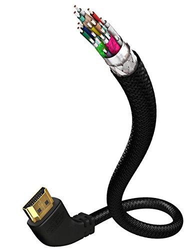 Eagle Kabel 0,8 m HDMI – Ethernet – HDMI Kabel (HDMI, Stecker, abgewinkelt, Gold, Schwarz, 1920 x 1080 (HD 1080)) von Eagle Cable