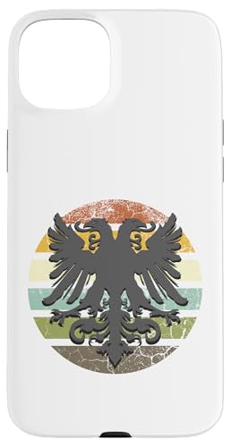 Doppeladler Kaiser-Adler Retro Motiv Hülle für iPhone 15 Plus von Eagle