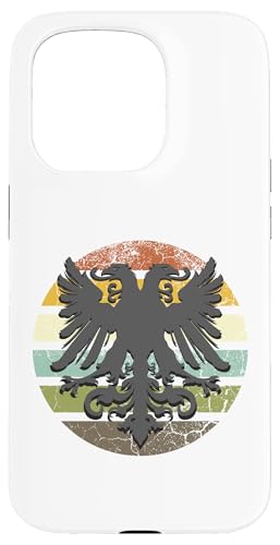 Doppeladler Kaiser-Adler Retro Motiv Hülle für iPhone 15 Pro von Eagle