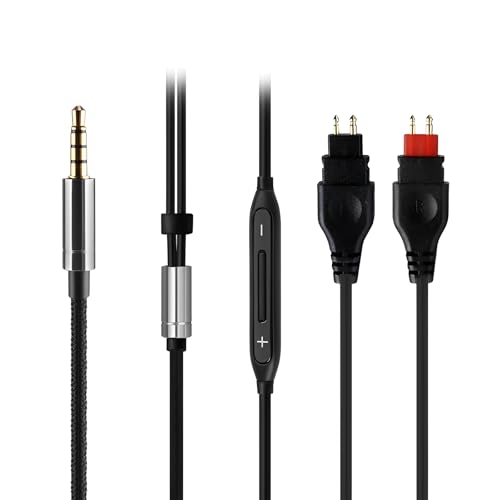 Earmax 3,5 mm Lightning auf 2-poliges OCC-Upgrade-Kabel, 1,5 m, kompatibel mit Senns HD650, HD580, HD600, HD660, HD660s Kopfhörern von Earmax