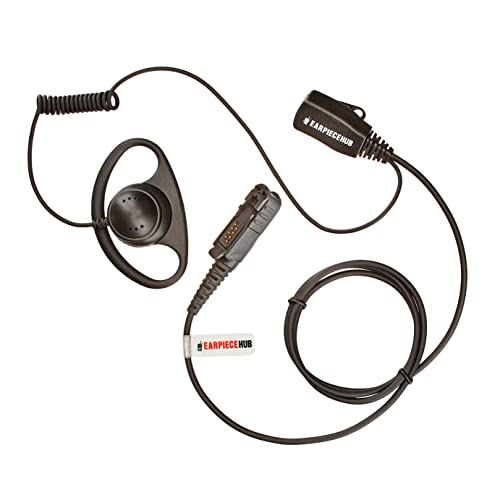 Motorola DP2000 DP2400 DP2600 DP3441 Ohrbügel mit PTT-Mikrofon von Earpiece Hub