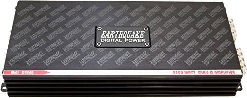 Earthquake Sound Mini D2500 (Gen 2) Mono Class D Auto Verstärker 2500 Watt Spitzenleistung von Earthquake Sound