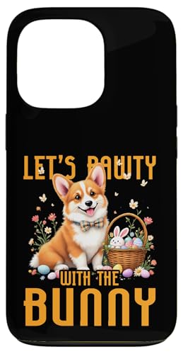 Lass uns mit der süßen christlichen Osterfamilie Pawty Pawty Hülle für iPhone 13 Pro von Easter Joy Family Bunny Jesus Cross Design