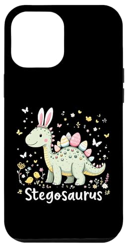 Stegosaurus Ostern Christliche Familie Fröhlicher Sonntag Hülle für iPhone 12 Pro Max von Easter Joy Family Bunny Jesus Cross Design