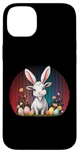 Süßes Lamm, Hase, Ostern, christliche Familie, fröhlicher Sonntag Hülle für iPhone 14 Plus von Easter Joy Family Bunny Jesus Cross Design