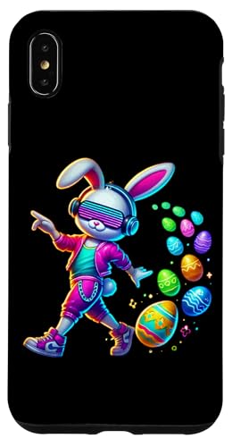 Coole Osterhasen-Kopfhörer Eggs Vibes Hülle für iPhone XS Max von Easter Vibes Tech Bunny Fun Kids Festive