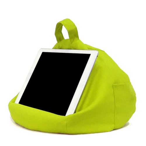 Eastuy Tablet Ständer Kissen Kissenständer Buchkissen Soft Tablet Computer Kissenhalter Tragbarer Tablet Ständer Multi-Angle Pillow Lap Stand Mit Seitentasche Für Tablets Phones Books von Eastuy