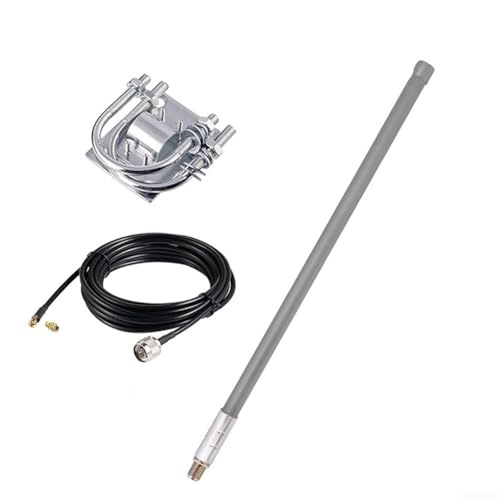 Nelawya Outdoor für LoRa 12DBi 868 MHz abgestimmt für Helium für Omni Fiberglas Antenne N Buchse Antenne 915 MHz, Fiberglasrohr von EasyByMall