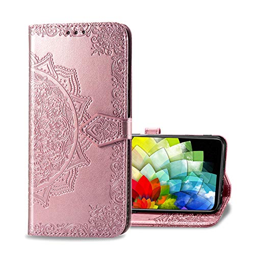 Schutzhülle für vivo T3 Ultra Hülle, PU+TPU Leder Wallet Tasche Cover, Brieftasche Case mit Stand FunktionUltra Slim Card Slot Hülle für vivo T3 Ultra (Roségold) von EasyShow