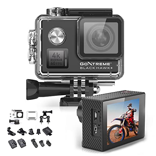 GoXtreme Blackhawk 4K+ ActionCam 4K-60fps Schwarz von Easypix