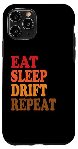 Hülle für iPhone 11 Pro Eat Sleep Drift Repeat Autorennen Street Track von Eat Sleep Drift Repeat Designs