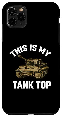 Hülle für iPhone 11 Pro Max Das ist mein echter militärischer Tank Top Academia Hero von EatSleepFind