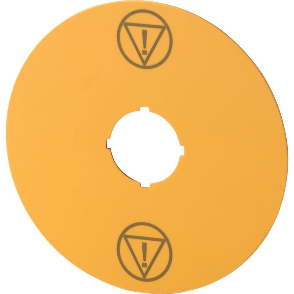 10 Stk. Eaton Schild Not-Aus D=90mm gelb M22-XAK-ESS 180469 10 Stk. Eaton Schild Not-Aus D=90mm gelb M22-XAK-ESS 180469 von Eaton