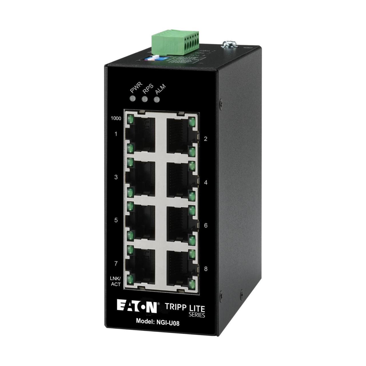 Eaton Tripp Lite Series 8-Port Unmanaged Industrial Gigabit Ethernet Switch Eaton Tripp Lite Series 8-Port Unmanaged Industrial Gigabit Ethernet Switch von Eaton