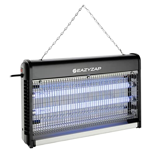 Eazyzap FD497 Energieeffizienter LED Fliegen- und Insektenvernichter | 100m² Reichweite | Eco-Lampen: 2 x 7 Watt | Ersatzbirne AJ637 von Eazyzap