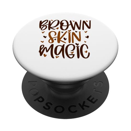 Braune Haut, magisches Melanin, Poppin, Sista Queen Mom PopSockets Klebender PopGrip von Ebony Fuller Shopp