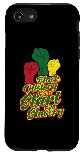Hülle für iPhone SE (2020) / 7 / 8 Die schwarze Geschichte begann nicht mit Sklaverei Juneteenth Männer Frauen von Ebony Fuller Shopp