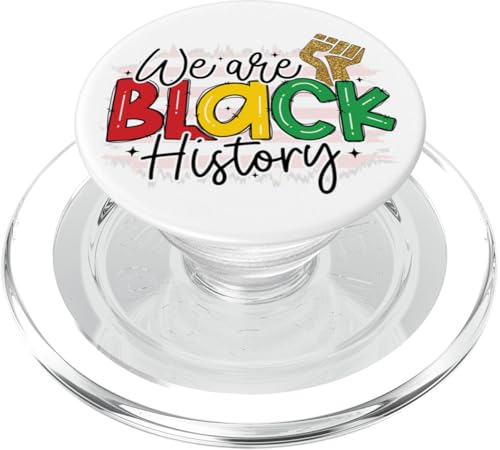 I Am Black History Melanin Herren Damen Kinder PopSockets PopGrip für MagSafe von Ebony Fuller Shopp