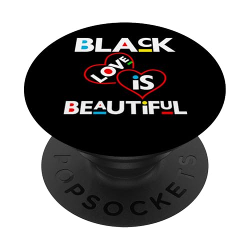 Schwarze Liebe ist wunderschön Schwarze Geschichte Schwarzer Vater Mama Kinder PopSockets Klebender PopGrip von Ebony Fuller Shopp