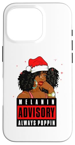 Hülle für iPhone 16 Pro Black Queen Christmas Melanin Girl Damen Braune Haut Mädchen von Ebony Fuller Shoppp