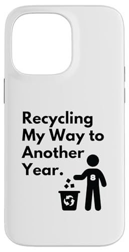 Recycling — Mein Weg in ein neues Jahr — Eco Earth Birthday 8 Hülle für iPhone 14 Pro Max von EcoCelebrating - Planet Friendly Parties