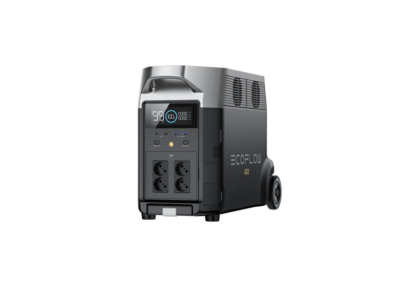 Ecoflow EcoFlow Delta Pro Powerstation Powerstation Delta Pro, Mobiler Akku mit Schnelllade- und Smart-Home-Funktion Ecoflow EcoFlow Delta Pro Powerstation Powerstation Delta Pro, Mobiler Akku mit Schnelllade- und Smart-Home-Funktion von Ecoflow
