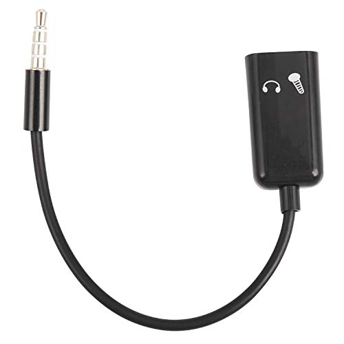 Ecverbyh 3,5 mm Stereo-Audio-Splitter, Stecker Kopfhörer, Headset + Mikrofon-Adapter, Paare drehen Kabelbaum von Ecverbyh