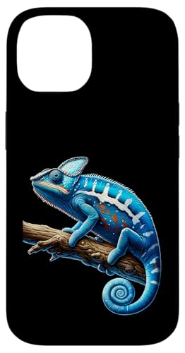 Hülle für iPhone 14 Chamäleon, Tierporträt, Eidechse, Reptil, Chamäleon von Edelwild