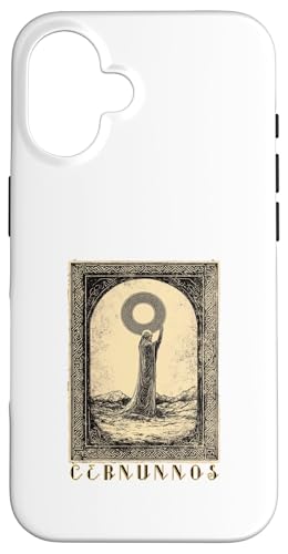 Cernunnos alte keltische Symbolik inspiriert Hülle für iPhone 16 von Edgar Allan Poets