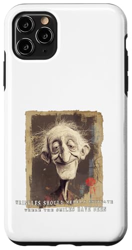 Wrinkles Are Smiles in Disguise Mark Twains Zitat Hülle für iPhone 11 Pro Max von Edgar Allan Poets