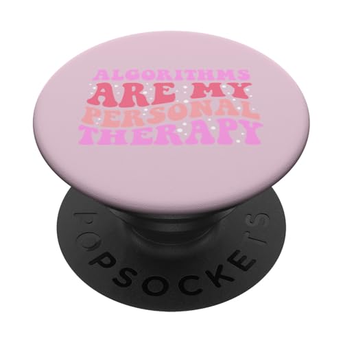 Algorithmen Are My Personal Therapy PopSockets Klebender PopGrip von Edgy Explorer