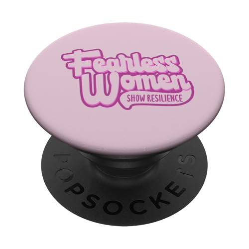 Furchtlose Frauen zeigen Widerstandsfähigkeit PopSockets Klebender PopGrip von Edgy Explorer