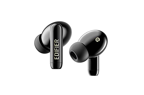 EDIFIER TWS330 NB Bluetooth Earbuds - Kabellose Stereo-Kopfhörer mit aktiver Geräuschunterdrückung, Staub- und spritzwassergeschützt(IP54), schwarz von Edifier