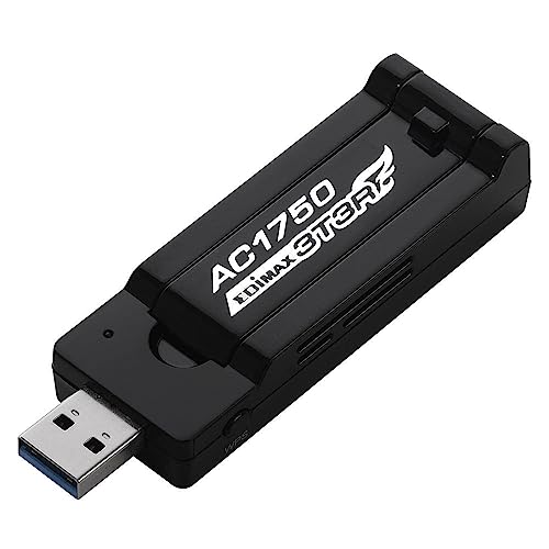 Edimax EW-7833UAC - AC1750 Dual-Band WLAN USB 3.0 Adapter mit 180 Grad ausrichtbarer Antenne von Edimax