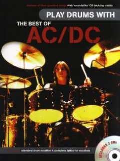 PLAY DRUMS WITH - THE BEST OF - arrangiert für Schlagzeug - mit Online Audio [Noten/Sheetmusic] Komponist : AC DC - OHNE CD ! von Music Sales