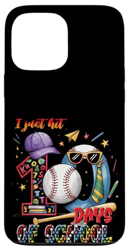 Hülle für iPhone 13 Pro Max 100 Tage Schule für Lehrer und Schüler feiern Baseball von EduSpark Classroom Apparel.USA