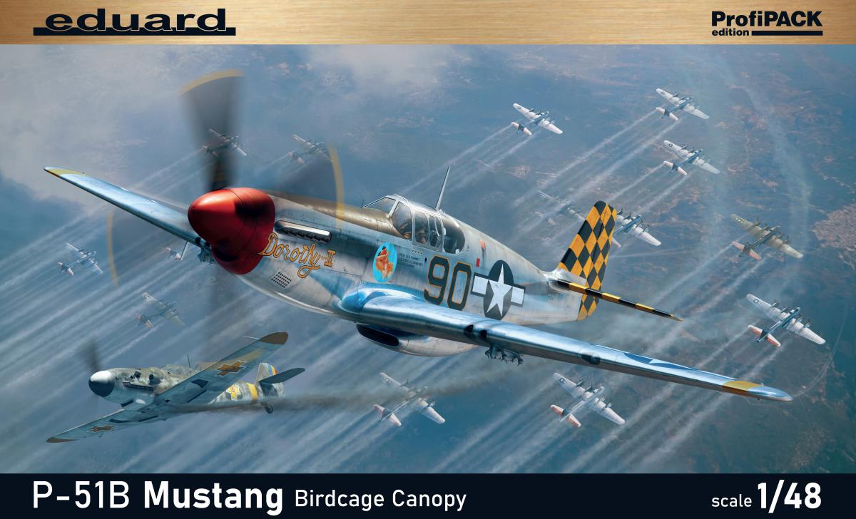 P-51B Mustang - Birdcage canopy - Profipack von Eduard