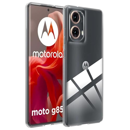 Effcotuo Handyhülle für Motorola Moto G85 5G Hülle, Ultra Thin Cover Stoßfest Case Handyhülle Schutzhülle Shock Absorption passt Kompatibel mit Motorola Moto G85 5G Hülle - Transparent von Effcotuo